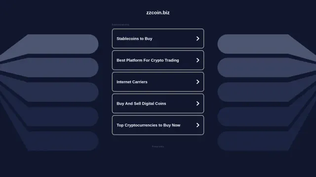 Captured rendering of zzcoin.biz