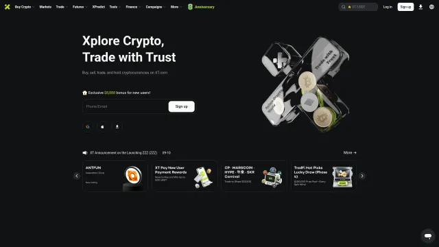 Captured rendering of xt.com