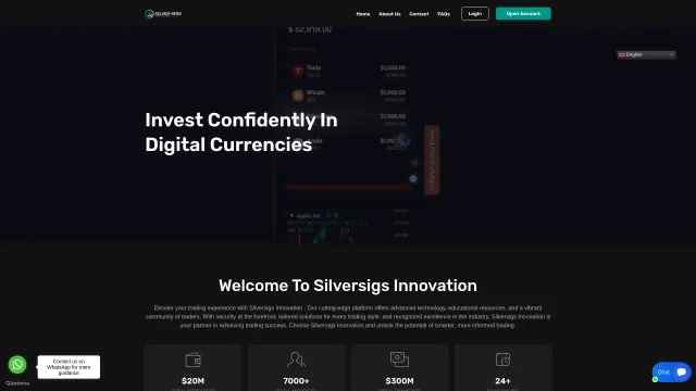 Captured rendering of silversigs-innovation.live