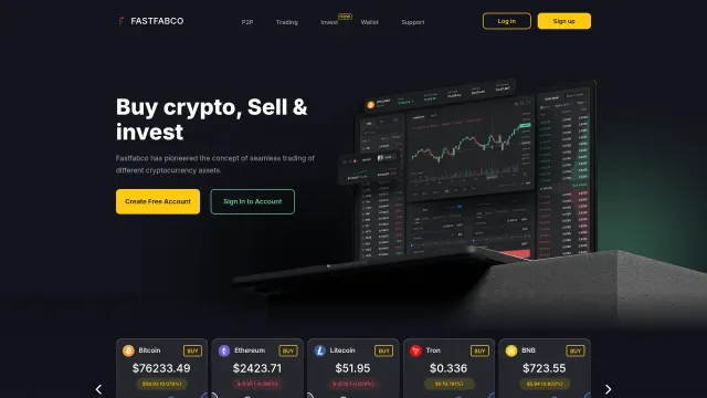 Captured rendering of fastfabco.com