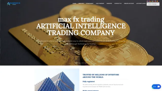 Captured rendering of maxfxtrading.live