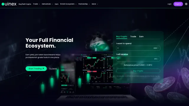 Captured rendering of ouinex.com