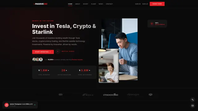 Captured rendering of mypassivegig.com