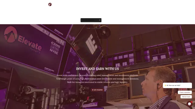 Captured rendering of elevatepartnerfx.com