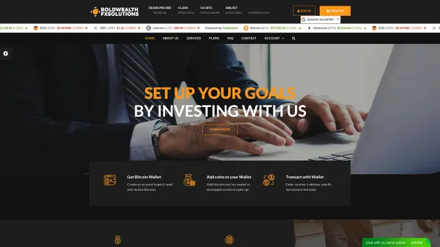 Captured rendering of boldwealthfxsolutions.org