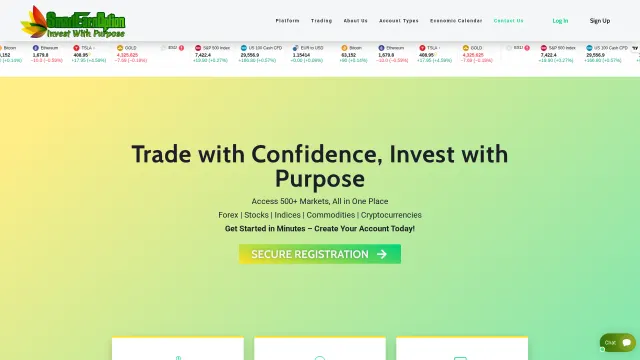 Captured rendering of smartearnoption.com