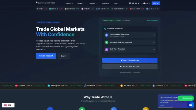 Captured rendering of qualifiedexperties.com