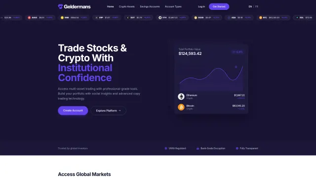 Captured rendering of geldermans.com