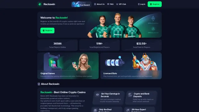 Captured rendering of rackswin.com