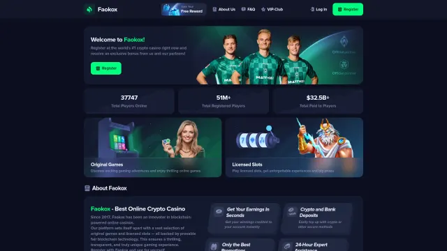 Captured rendering of faokox.com
