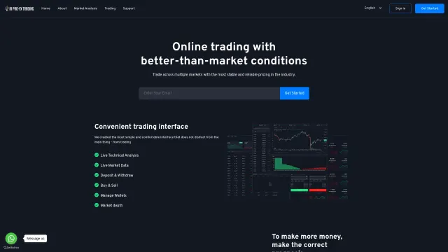 Captured rendering of aiprofxtrading.com