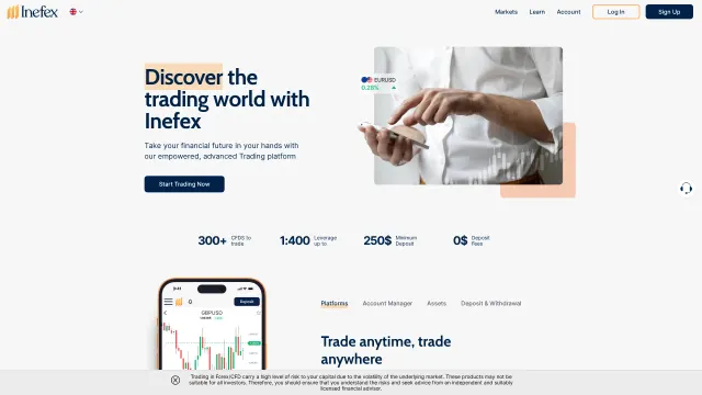 Captured rendering of inefex.org