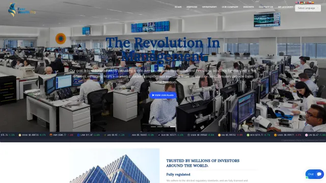 Captured rendering of everwealth-pro.com