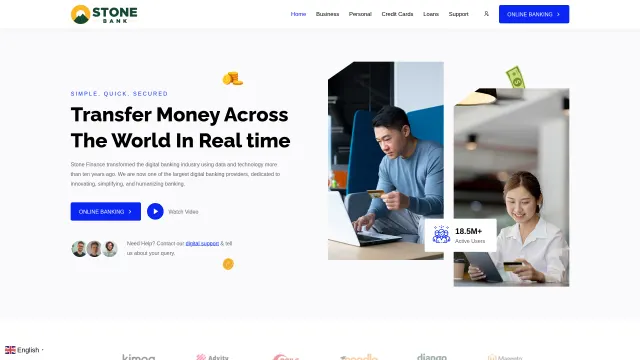 Captured rendering of stonefinancehq.com