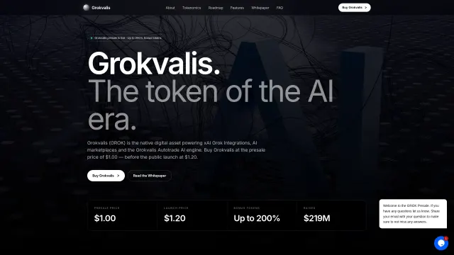 Captured rendering of grokvalis.com