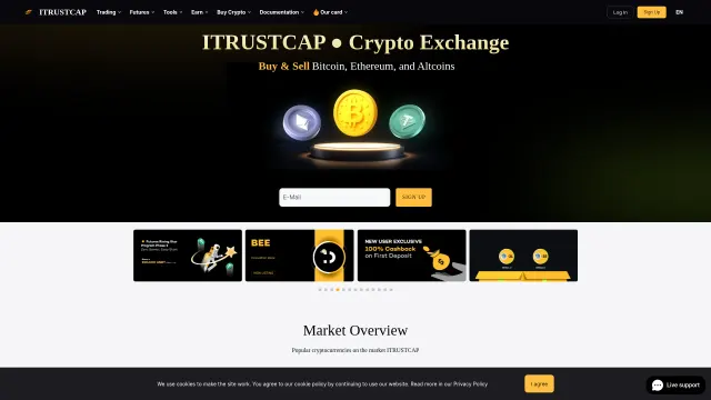 Captured rendering of itrustcap.com
