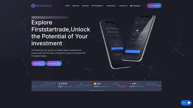 Captured rendering of firststartrade.pro