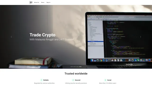 Captured rendering of bit2-invest.com