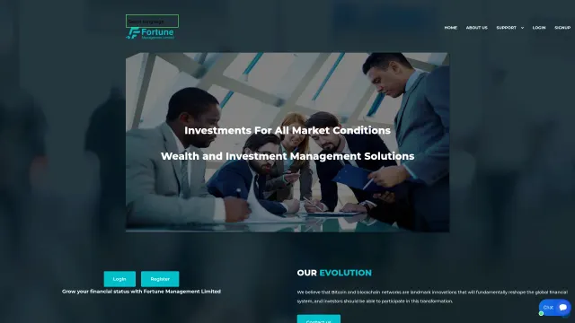 Captured rendering of fortunemanagementlimited.com