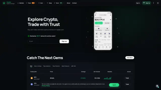 Captured rendering of vopdex.com
