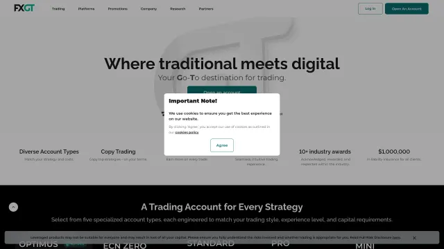 Captured rendering of fxgt.com