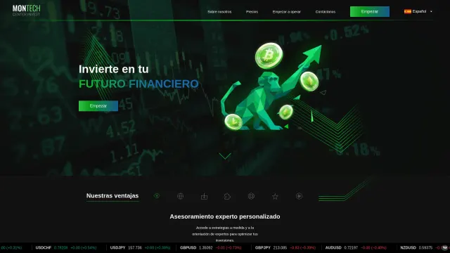 Captured rendering of montechcenterinvest.com