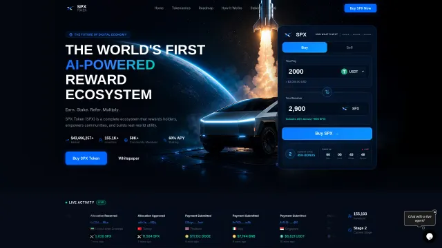 Captured rendering of spx-official.org