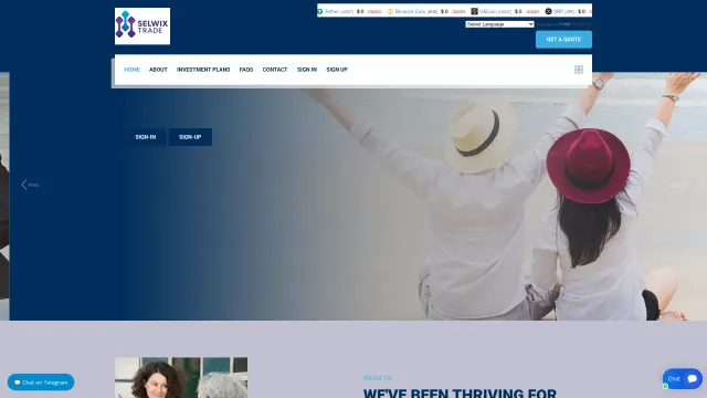Captured rendering of selwixtrade.com.tr
