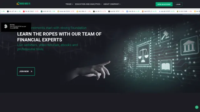 Captured rendering of traderbasefx.com