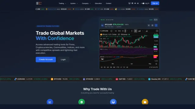 Captured rendering of dynamicfxmarket.com