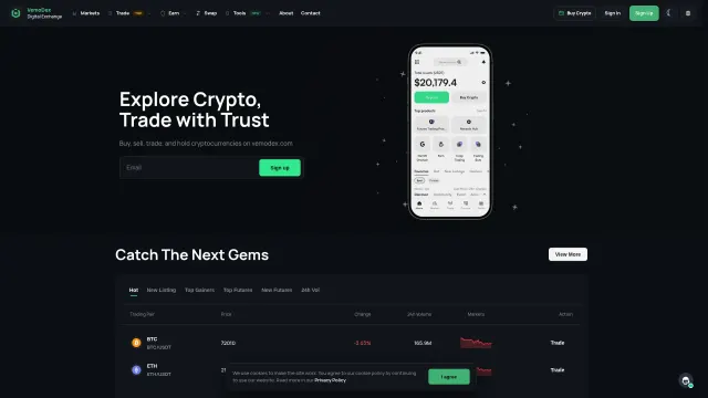 Captured rendering of vemodex.com