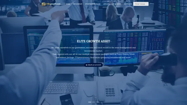 Captured rendering of elitegrowthasset.com