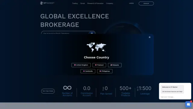 Captured rendering of stmarkets.com