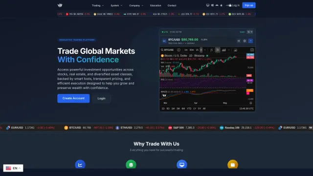 Captured rendering of crownpointinv.com