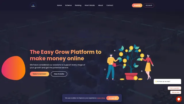 Captured rendering of echoearnaffiliate.com