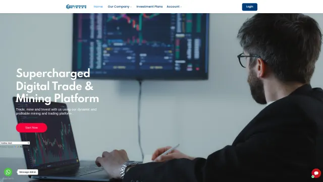 Captured rendering of goldencoinminers.com