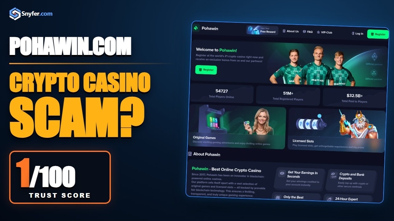 Pohawin.com EXPOSED: Inside a Crypto Casino Scam